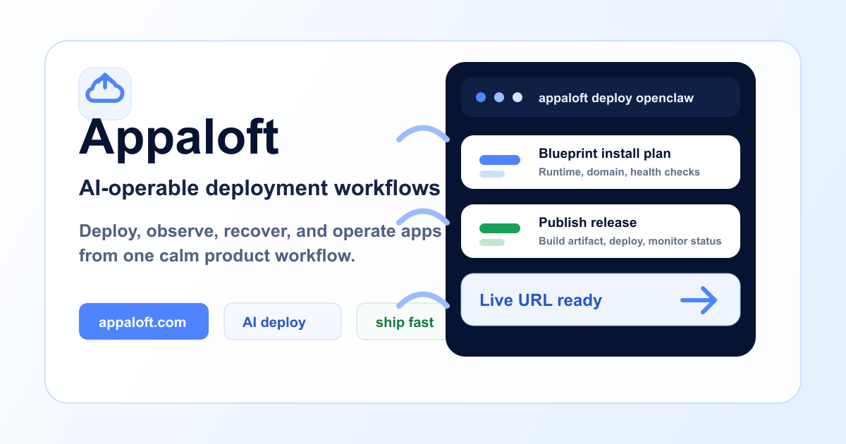 Show HN: Appaloft – deploy to your own servers from CLI, GitHub Actions, or AI